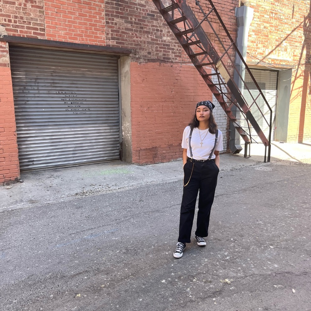 Dickies Black Straight Leg Women's Pants